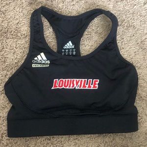 Louisville cheer sports bra